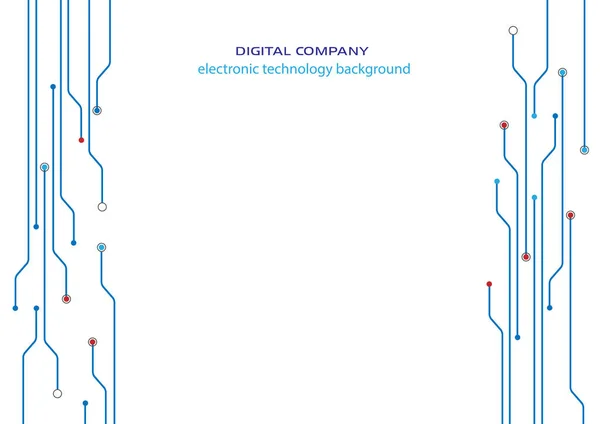 Digitale elektronische technologie — Stockvector