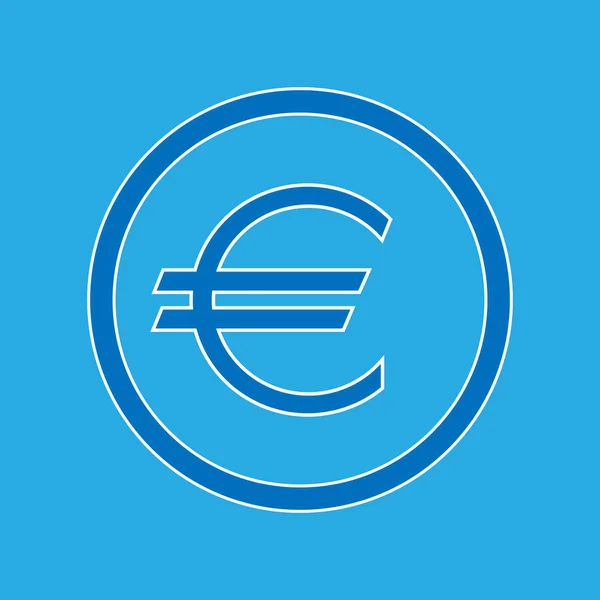 Symbol pieniądza euro — Wektor stockowy