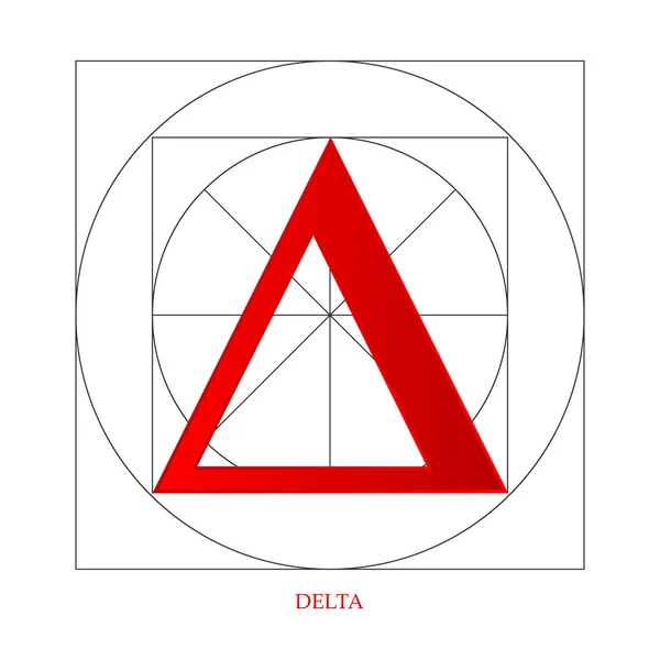 Símbolo Delta —  Vetores de Stock