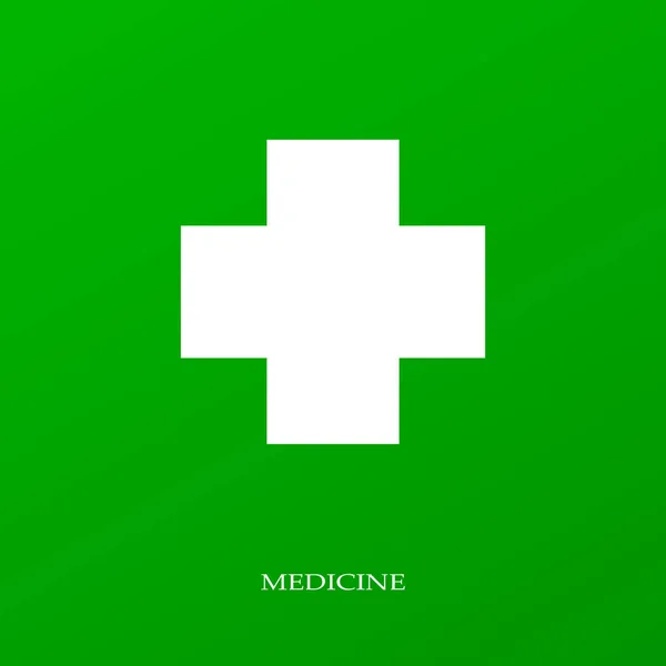 Medycyna tło zielony — Wektor stockowy