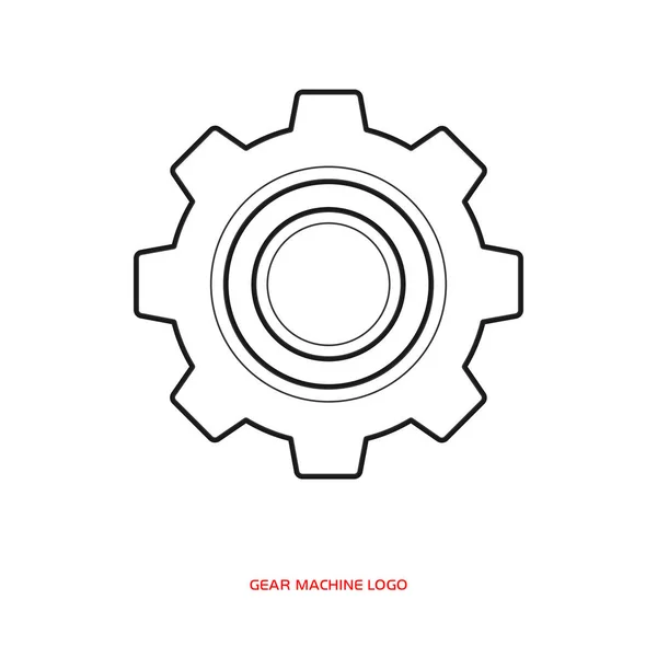 Logotipo da engrenagem mashine —  Vetores de Stock