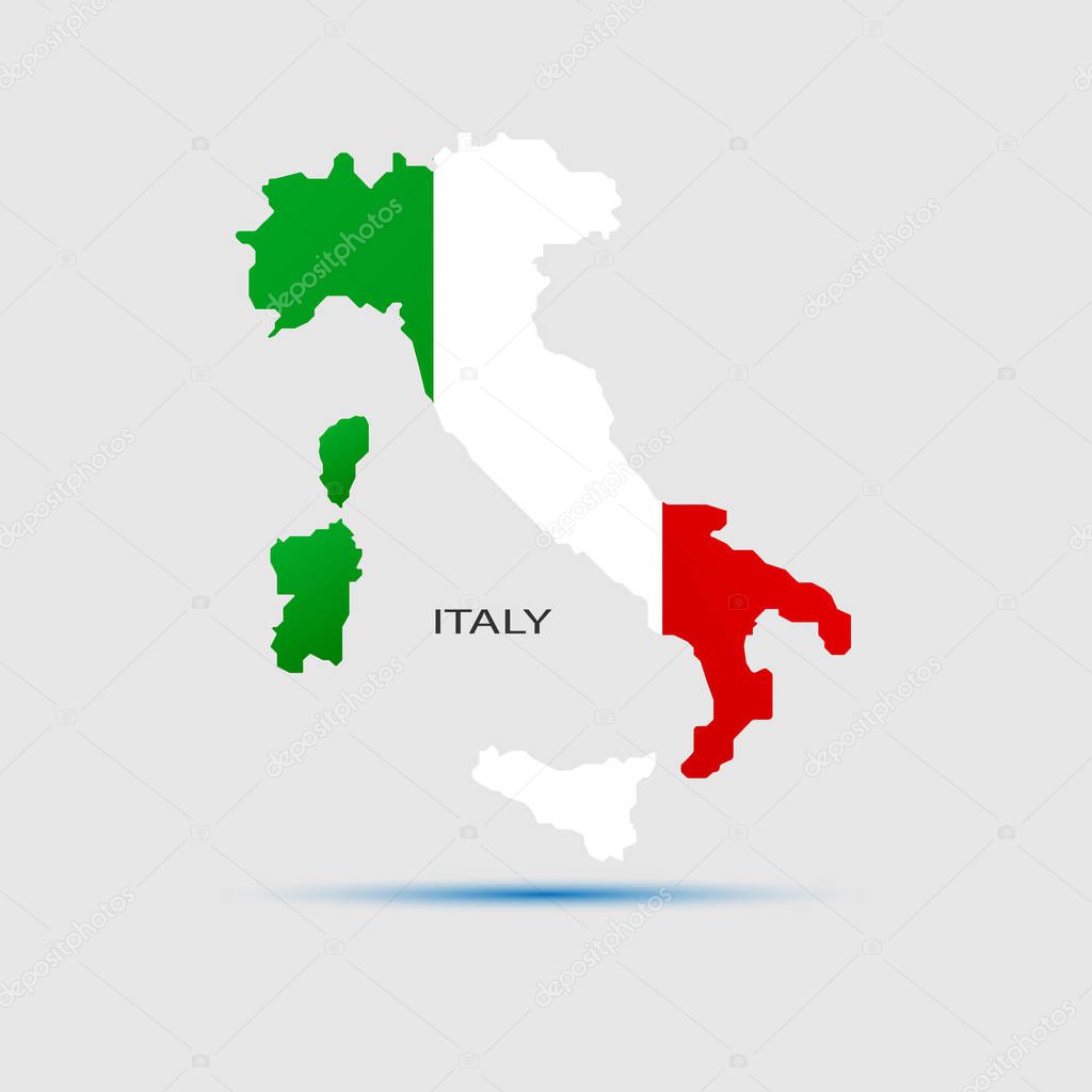 Map Italy geography