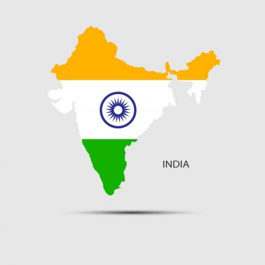 Hindistan harita arka plan