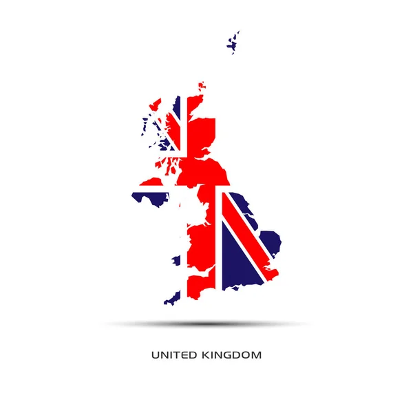 Reino Unido mapa — Archivo Imágenes Vectoriales