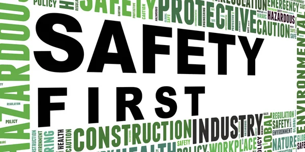 Safety in workplace concept