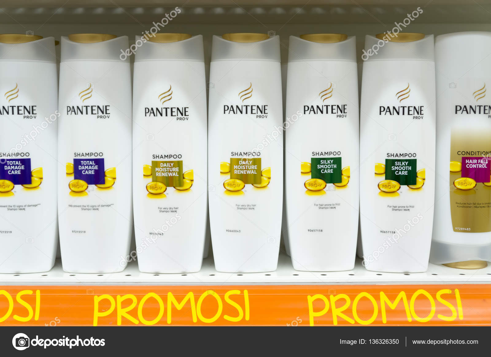 Store Shelf Display Of A Lot Of Pantene Brand Hair Care Products Stock Editorial Photo C Mrfiza