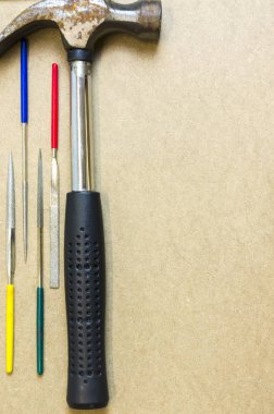 Marangozluk ve el aletleri bir dizi düzenleme