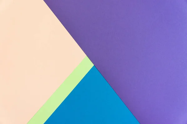Papel de cor geometria composição plana — Fotografia de Stock