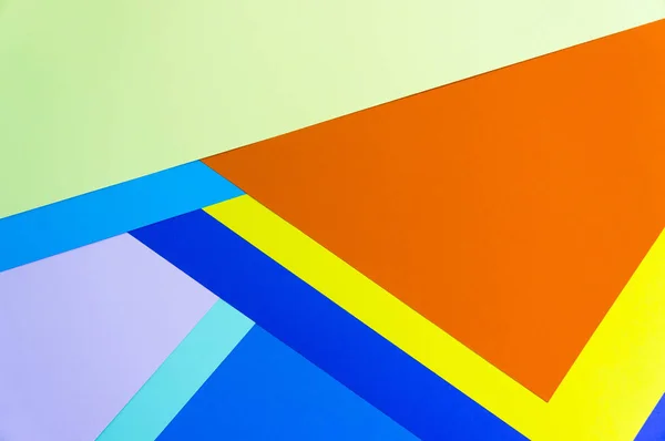 Kolor dokumentami geometrii płaskiej kompozycji — Zdjęcie stockowe