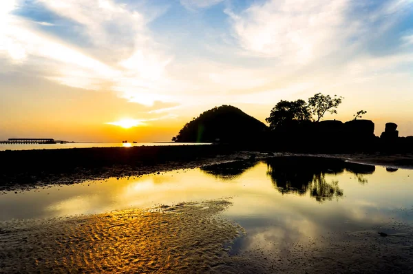 Beautiful dramatic sunset — Stock Photo, Image