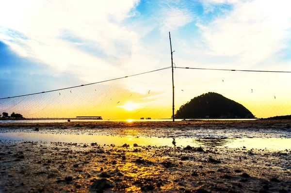 Hermosa puesta de sol dramática — Foto de Stock