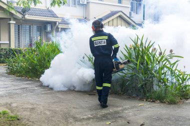 Aedes sivrisinek ortadan kaldırmak için sisleme