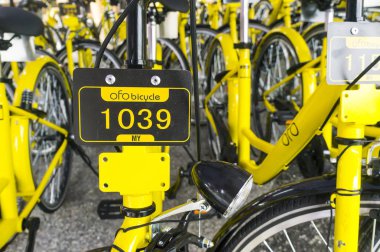 Ofo Bisiklet yakın çekim