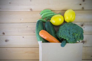 Sağlıklı ve beslenme yeme. 