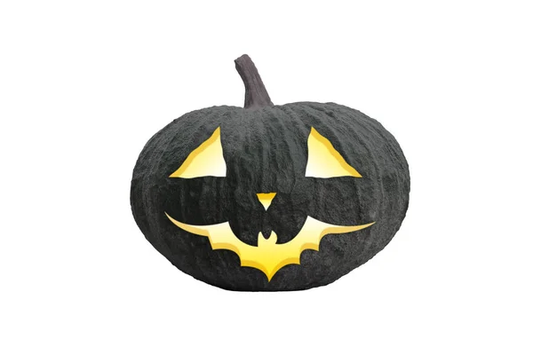 Halloween pumpkin isolated on white background with clipping pat — Stock Photo, Image