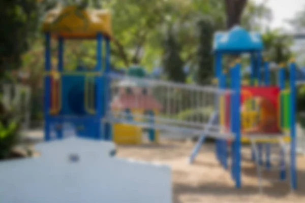 Parque Infantil Escolar no Verão — Fotografia de Stock