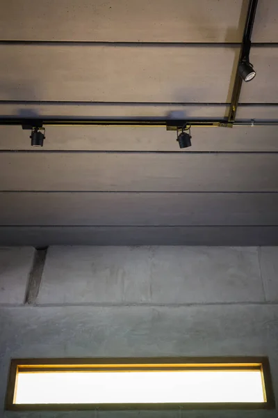 Concrete Ceiling Of Loft Room — Stock Photo, Image