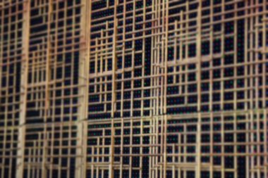 Hafif lekeler ile metal yüzey