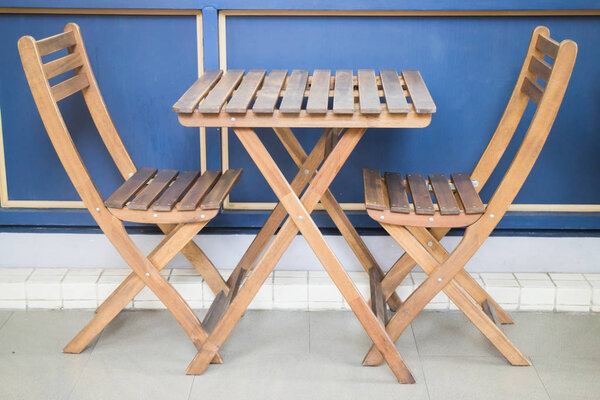Wooden Folding Table And Chairs