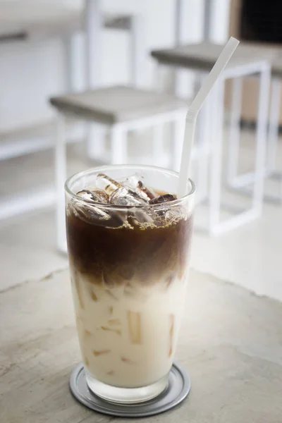 Café helado con leche de soja —  Fotos de Stock