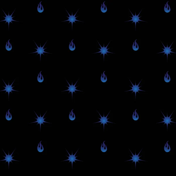 Создание синего огня и звезды текстуры фона — стоковый вектор