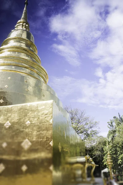 Wat Phra Singh tempel Chiang Mai Thailand — Stockfoto