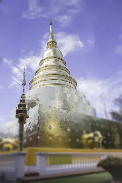 Храм Ват Пхра Сингх Чианг Май Таиланд — стоковое фото