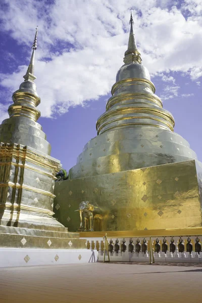 Templo Wat Phra Singh Chiang Mai Tailandia — Foto de Stock