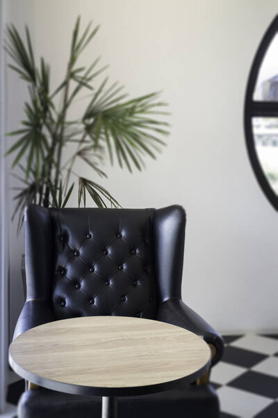 Furniture set in hipster cafe — Stock Photo, Image
