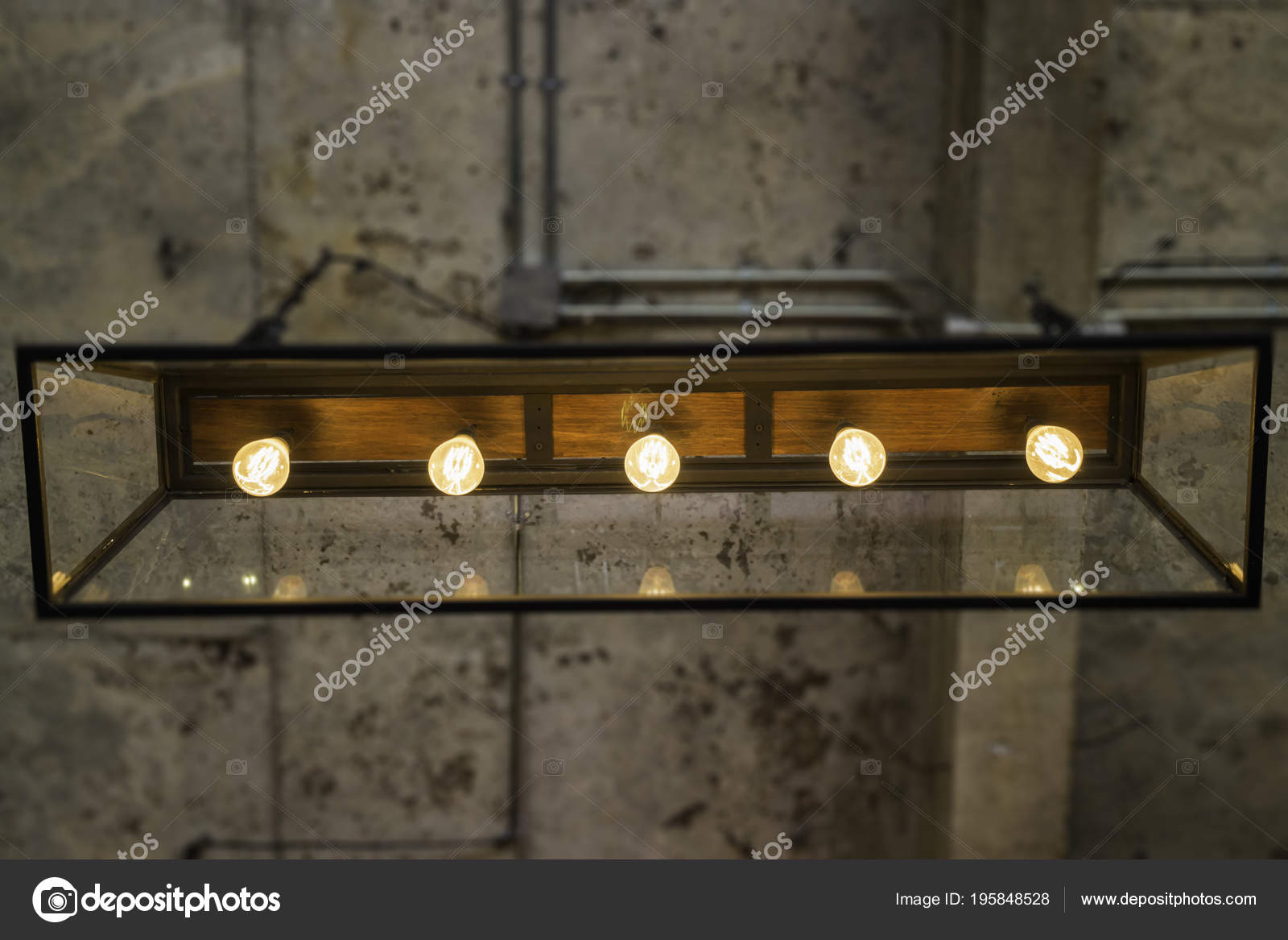Light Bulbs Hanging Ceiling Stock Photo Nalinrat Light Bulbs Hanging Ceiling Stock Photo
