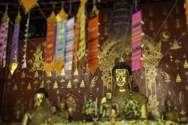 Thai buddhista nyilvános templom Chiang Mai — Stock Fotó