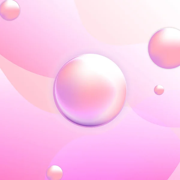 Pink Gradient Fluid Abstract Background Stock Vector — Stock Vector