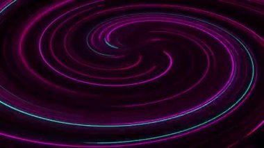 Neon çemberi festivali animasyon arka planı, hisse senedi hareketi