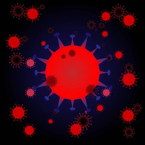 Wetenschap Kleur Molecuul Concept Achtergrond Voorraad Vector — Stockvector