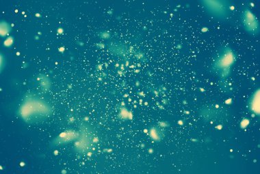 Gece gökyüzü mavi arka plan çizim düşen kar