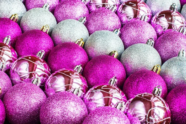 Bridgant Luxury Silver Pink Violet Color Balls — стоковое фото