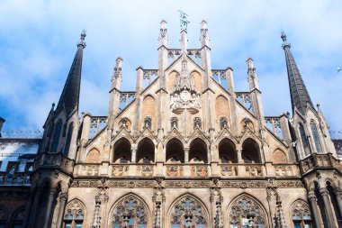 Münih Marienplatz New Town Hall Almanya Europe