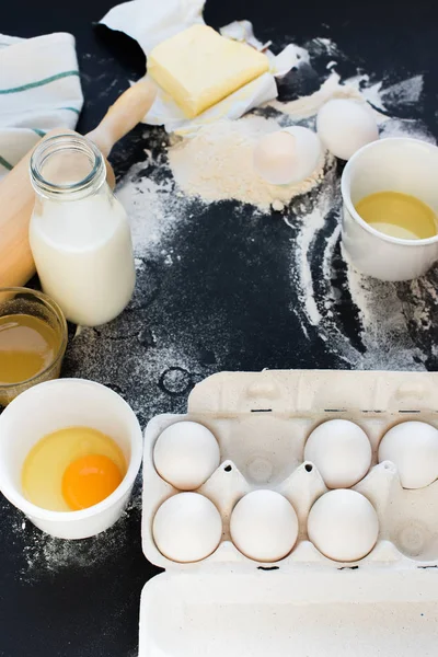 Preparação Cozinha Grocery Top Ingrediente — Fotografia de Stock