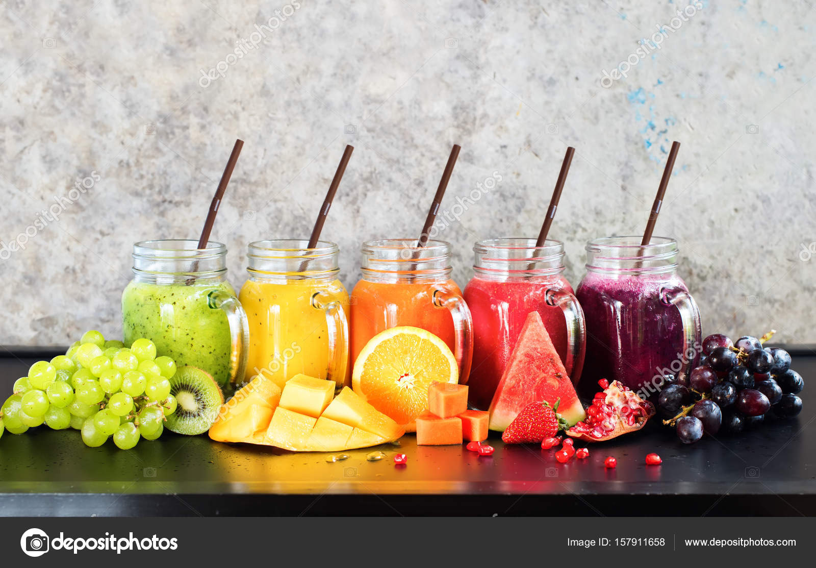 Imagenes de smoothies de colores