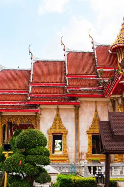 Çatı Wat Chalong en önemli Budist tapınağı