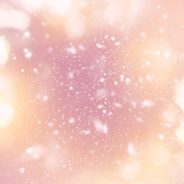 Kar yağışı gökyüzü dijital çizim parlak gece lambası