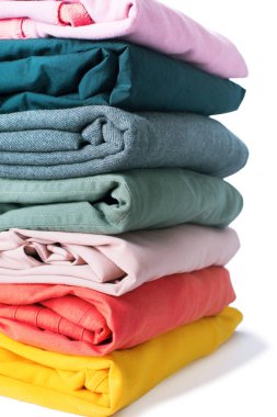 yığın sıcak renkli Tekstil pamuk arka plan