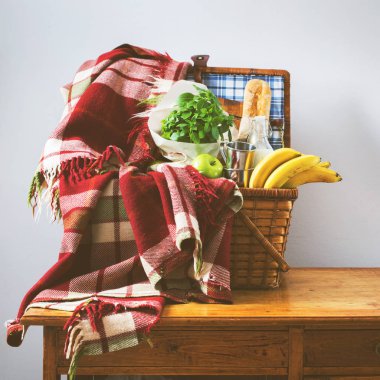 Piknik sepeti ayarı gıda yaz saati Wattled