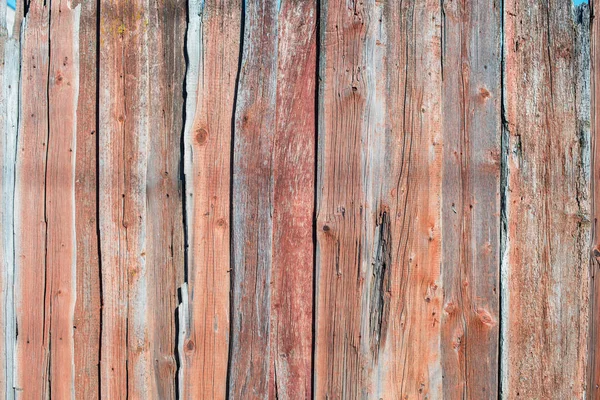 Eski püskü ahşap plakalar kırık renk ile boyama — Stok fotoğraf