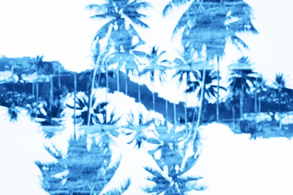 Природный узор тонированный синим цветом тренда — стоковое фото