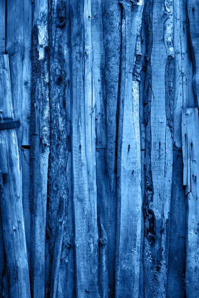 Olika Trä Color Planks, bakgrund blå trend — Stockfoto
