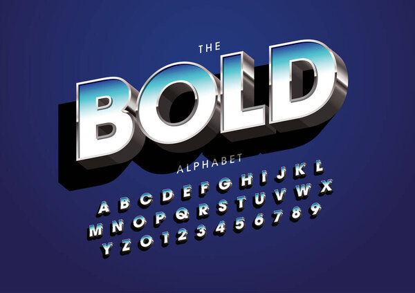 Colored alphabet template, simple style, vector illustration 