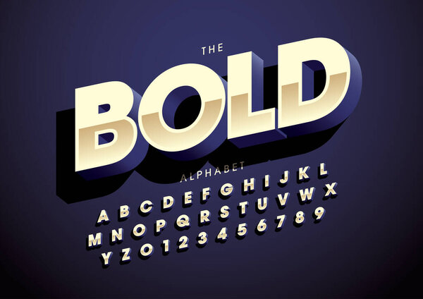 Colored alphabet template, simple style, vector illustration 