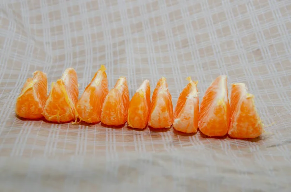 Mandarinas Maduras Jugosas Mandarina Hojas Verdes —  Fotos de Stock