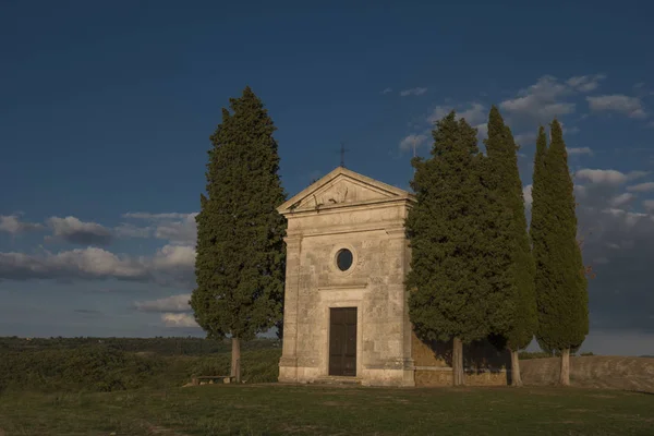 Η Μαντόνα Vitaleta, Τοσκάνη — Φωτογραφία Αρχείου